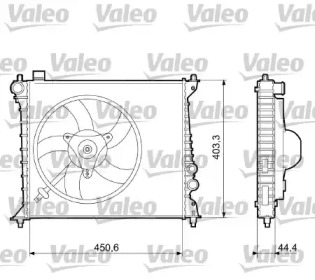 Теплообменник VALEO 733074