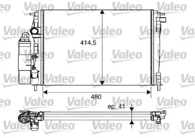 Теплообменник VALEO 733075