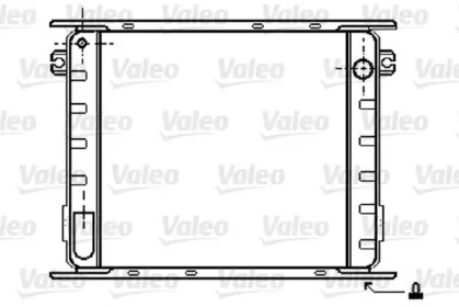 Радиатор, охлаждение двигателя VALEO 733405