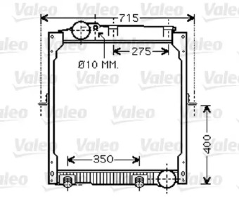 Теплообменник VALEO 733425