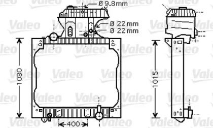 Теплообменник VALEO 733429