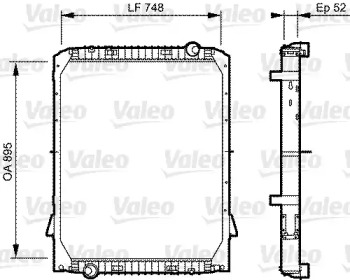 Теплообменник VALEO 733482