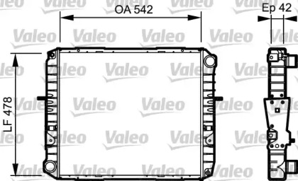 Теплообменник VALEO 733483