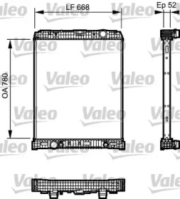 Теплообменник VALEO 733488