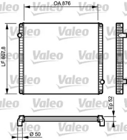 Теплообменник VALEO 733503