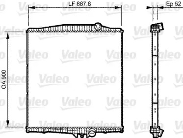 Теплообменник VALEO 733505