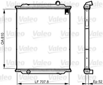 Теплообменник VALEO 733521