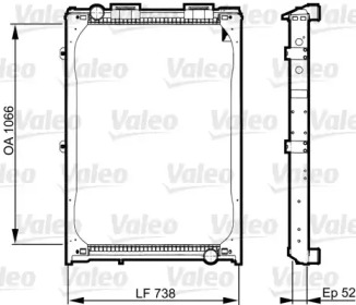 Теплообменник VALEO 733529