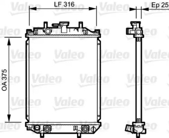 Теплообменник VALEO 734106