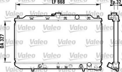 Теплообменник VALEO 734111