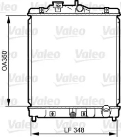 Теплообменник VALEO 734117