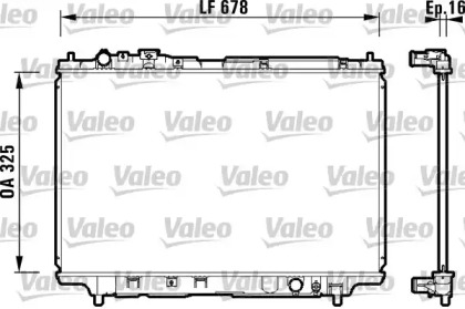 Теплообменник VALEO 734120