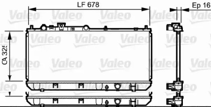 Теплообменник VALEO 734123