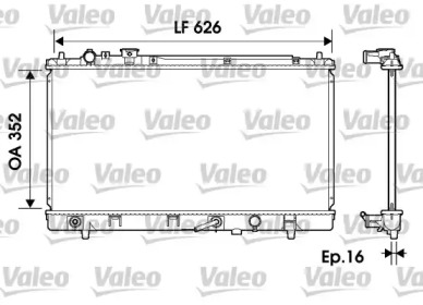 Теплообменник VALEO 734126