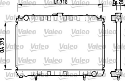 Теплообменник VALEO 734128