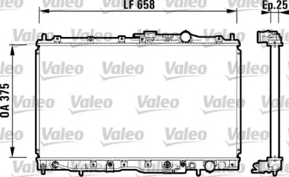 Теплообменник VALEO 734135