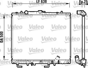 Теплообменник VALEO 734143