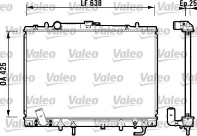 Теплообменник VALEO 734144