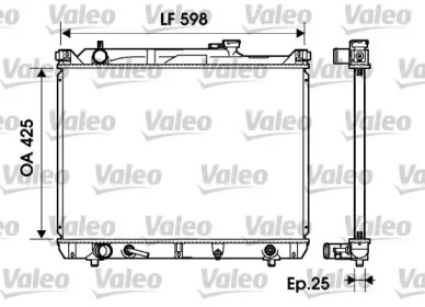 Теплообменник VALEO 734161