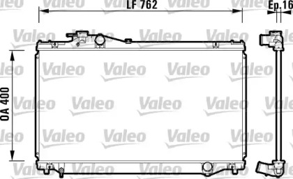 Теплообменник VALEO 734173