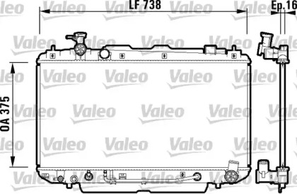 Теплообменник VALEO 734183