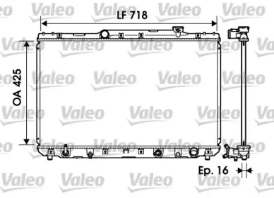 Теплообменник VALEO 734193