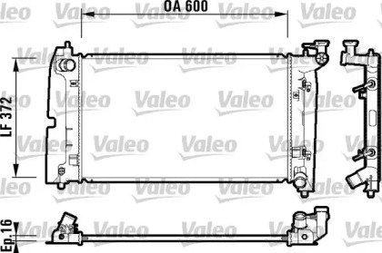 Теплообменник VALEO 734200