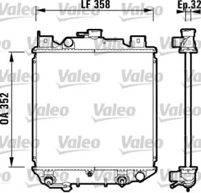 Теплообменник VALEO 734203