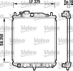 Теплообменник VALEO 734209