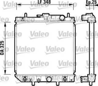 Теплообменник VALEO 734210