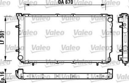 Теплообменник VALEO 734211