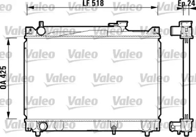 Теплообменник VALEO 734213