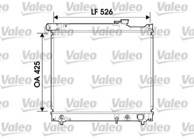 Теплообменник VALEO 734214