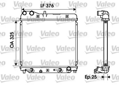 Теплообменник VALEO 734218