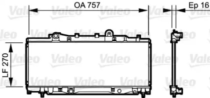 Теплообменник VALEO 734219