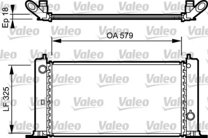 Теплообменник VALEO 734228