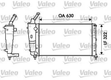 Теплообменник VALEO 734238