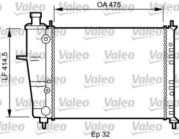 Теплообменник VALEO 734239