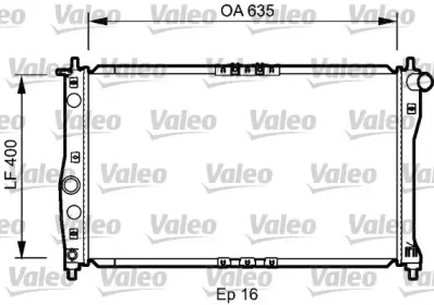 Теплообменник VALEO 734248