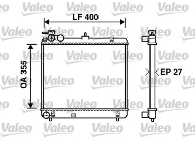 Теплообменник VALEO 734255