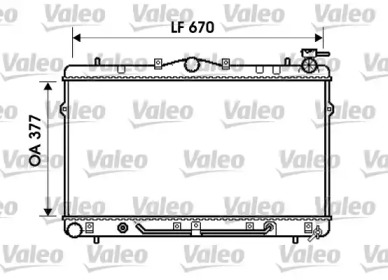 Теплообменник VALEO 734258