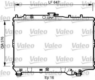 Теплообменник VALEO 734264