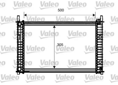 Теплообменник VALEO 734274