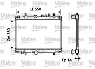 Теплообменник VALEO 734278