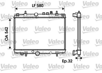 Теплообменник VALEO 734279