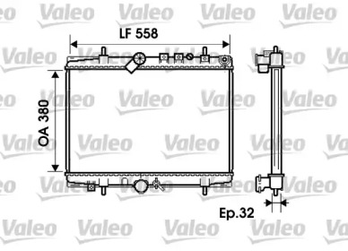 Теплообменник VALEO 734280