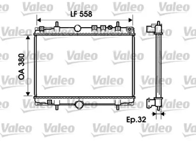 Теплообменник VALEO 734281