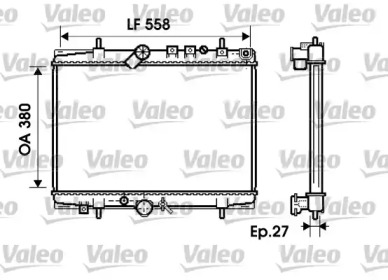 Теплообменник VALEO 734282