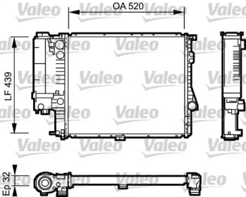 Теплообменник VALEO 734301