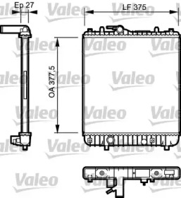 Теплообменник VALEO 734330